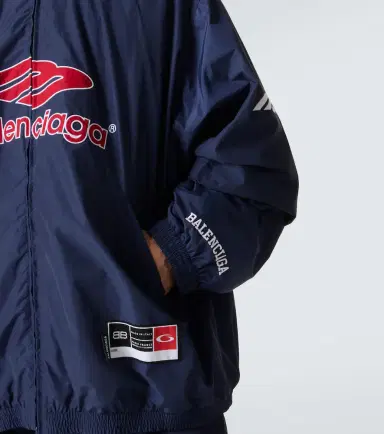 Balenciaga 3B Sports Icon cotton-blend track jacket | Thumbnail 4 Balenciaga 3B Sports Icon cotton-blend track jacket | Thumbnail 4