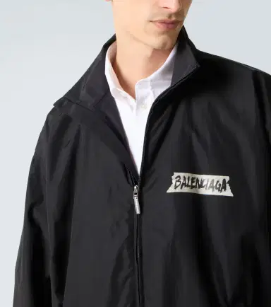 Balenciaga Masking Tape cotton-blend track jacket | Thumbnail 4 Balenciaga Masking Tape cotton-blend track jacket | Thumbnail 4