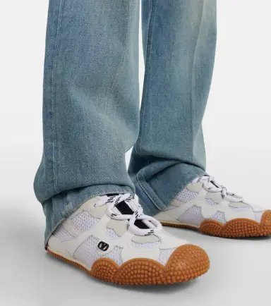Valentino Garavani Amphibia suede-trimmed sneakers | Thumbnail 5 Valentino Garavani Amphibia suede-trimmed sneakers | Thumbnail 5