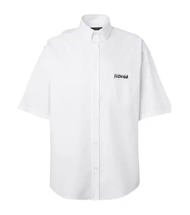 Balenciaga Masking Tape cotton poplin shirt | Thumbnail 1 Balenciaga Masking Tape cotton poplin shirt | Thumbnail 1