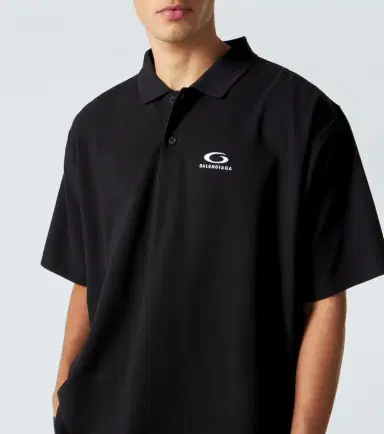 Balenciaga Logo cotton polo shirt | Thumbnail 4 Balenciaga Logo cotton polo shirt | Thumbnail 4