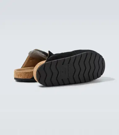 Balenciaga Dumbo suede slides | Thumbnail 3 Balenciaga Dumbo suede slides | Thumbnail 3