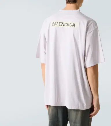 Balenciaga Logo cotton jersey T-shirt | Thumbnail 2 Balenciaga Logo cotton jersey T-shirt | Thumbnail 2