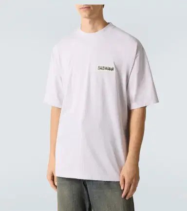 Balenciaga Logo cotton jersey T-shirt | Thumbnail 5 Balenciaga Logo cotton jersey T-shirt | Thumbnail 5