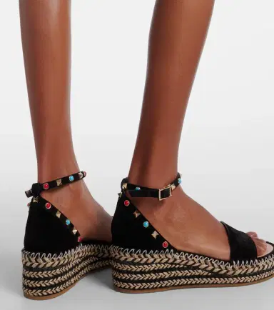 Valentino Garavani Rockstud suede espadrille sandals | Thumbnail 6 Valentino Garavani Rockstud suede espadrille sandals | Thumbnail 6