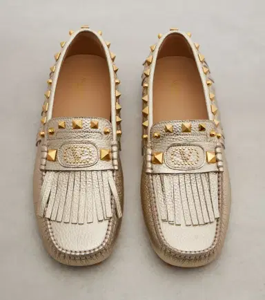 Valentino Garavani Plaster Caster metallic leather loafers | Thumbnail 4 Valentino Garavani Plaster Caster metallic leather loafers | Thumbnail 4