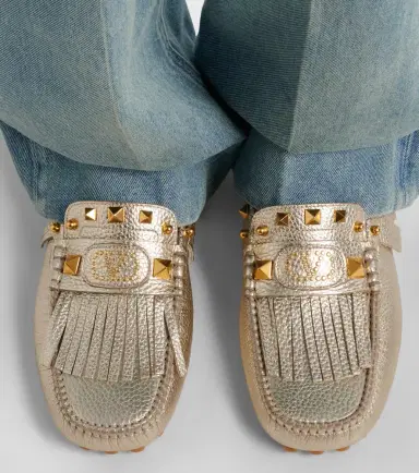 Valentino Garavani Plaster Caster metallic leather loafers | Thumbnail 5 Valentino Garavani Plaster Caster metallic leather loafers | Thumbnail 5