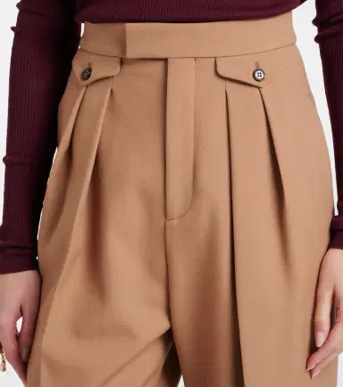 Chloé Chloé Virgin wool gabardine wide-leg pants | Thumbnail 5 Chloé Chloé Virgin wool gabardine wide-leg pants | Thumbnail 5