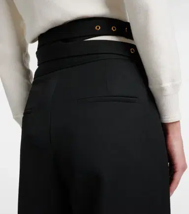 Chloé Chloé Virgin wool wide-leg pants | Thumbnail 6 Chloé Chloé Virgin wool wide-leg pants | Thumbnail 6