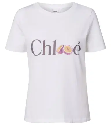 Chloé Chloé Logo cotton jersey T-shirt | Thumbnail 1 Chloé Chloé Logo cotton jersey T-shirt | Thumbnail 1