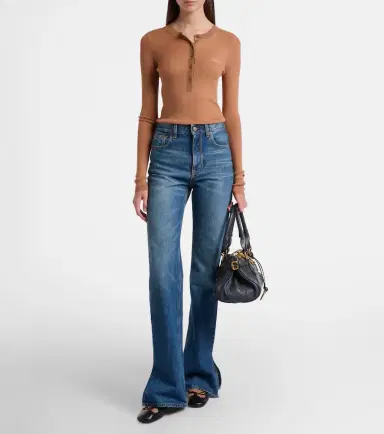 Chloé Chloé Wool Henley shirt | Thumbnail 5 Chloé Chloé Wool Henley shirt | Thumbnail 5