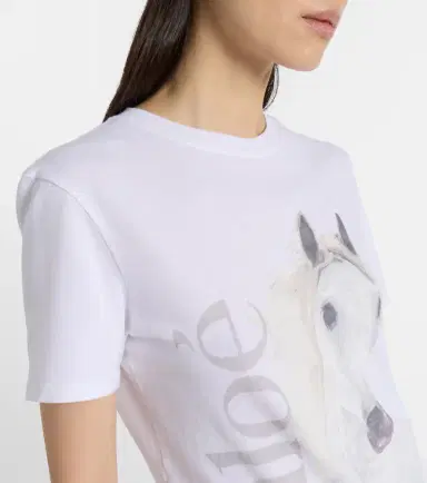 Chloé Chloé Logo cotton jersey T-shirt | Thumbnail 2 Chloé Chloé Logo cotton jersey T-shirt | Thumbnail 2