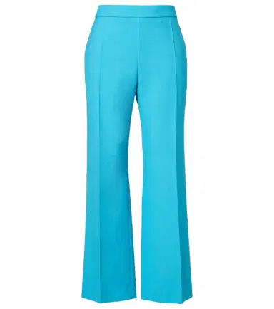 Chloe Chloé Cropped virgin wool crêpe straight pants | Thumbnail 1 Chloe Chloé Cropped virgin wool crêpe straight pants | Thumbnail 1