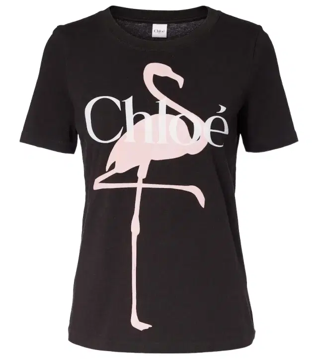 Chloé Logo cotton jersey T-shirt Chloé Logo cotton jersey T-shirt