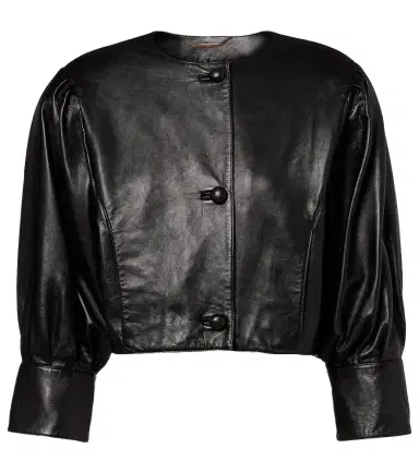 Chloé Chloé Cropped leather jacket | Thumbnail 1 Chloé Chloé Cropped leather jacket | Thumbnail 1