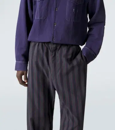 Maison Margiela Striped cotton wide-leg pants | Thumbnail 2 Maison Margiela Striped cotton wide-leg pants | Thumbnail 2
