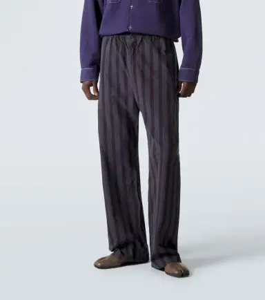 Maison Margiela Striped cotton wide-leg pants | Thumbnail 5 Maison Margiela Striped cotton wide-leg pants | Thumbnail 5