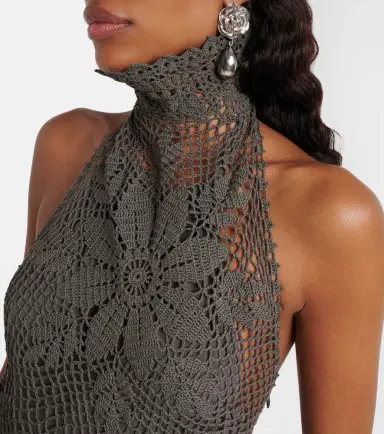 Magda Butrym Crochet cotton top | Thumbnail 4 Magda Butrym Crochet cotton top | Thumbnail 4