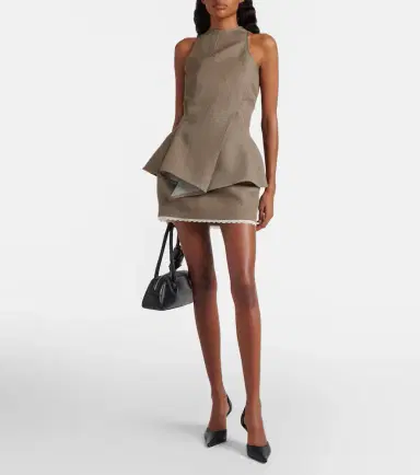 Magda Butrym Wool miniskirt | Thumbnail 2 Magda Butrym Wool miniskirt | Thumbnail 2