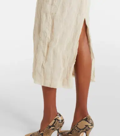 Magda Butrym Asymmetric midi skirt | Thumbnail 3 Magda Butrym Asymmetric midi skirt | Thumbnail 3