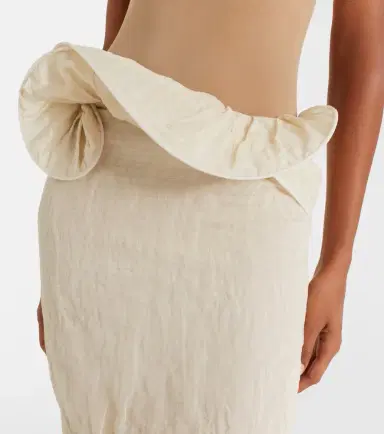 Magda Butrym Asymmetric midi skirt | Thumbnail 4 Magda Butrym Asymmetric midi skirt | Thumbnail 4