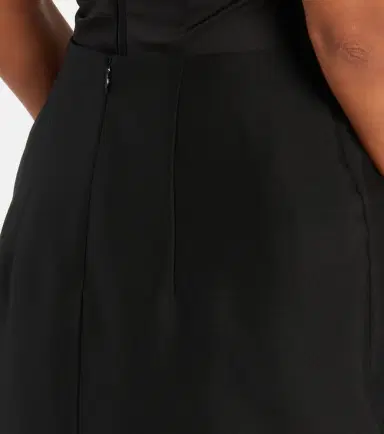 Magda Butrym Lace-trimmed wool and mohair miniskirt | Thumbnail 5 Magda Butrym Lace-trimmed wool and mohair miniskirt | Thumbnail 5