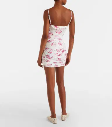 Magda Butrym Floral-appliqué ruched miniskirt | Thumbnail 4 Magda Butrym Floral-appliqué ruched miniskirt | Thumbnail 4