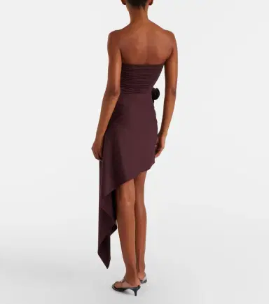 Magda Butrym Floral-appliqué draped miniskirt | Thumbnail 3 Magda Butrym Floral-appliqué draped miniskirt | Thumbnail 3