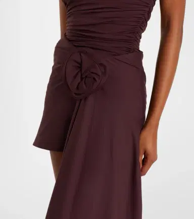 Magda Butrym Floral-appliqué draped miniskirt | Thumbnail 4 Magda Butrym Floral-appliqué draped miniskirt | Thumbnail 4