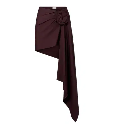 Magda Butrym Floral-appliqué draped miniskirt | Thumbnail 1 Magda Butrym Floral-appliqué draped miniskirt | Thumbnail 1