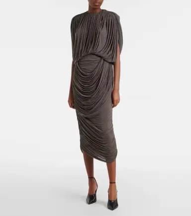 Magda Butrym Draped jersey top | Thumbnail 2 Magda Butrym Draped jersey top | Thumbnail 2