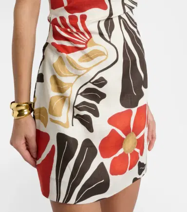SIR Julietta floral linen minidress | Thumbnail 2 SIR Julietta floral linen minidress | Thumbnail 2