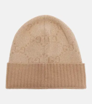 Gucci GG cashmere-blend lamé beanie | Thumbnail 3 Gucci GG cashmere-blend lamé beanie | Thumbnail 3