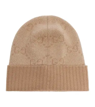 Gucci GG cashmere-blend lamé beanie | Thumbnail 1 Gucci GG cashmere-blend lamé beanie | Thumbnail 1