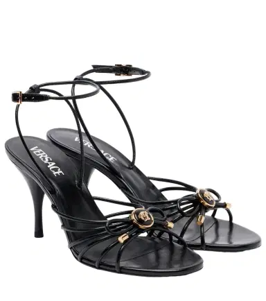 Versace Leather slingback sandals | Thumbnail 1 Versace Leather slingback sandals | Thumbnail 1