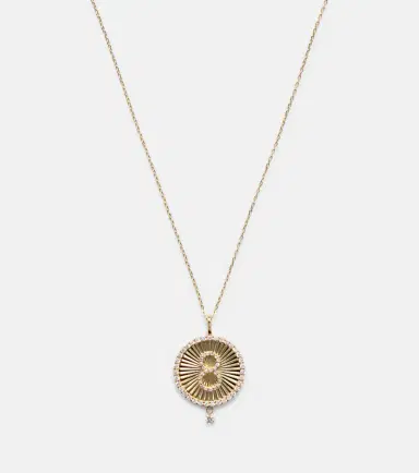 Persée Persée Lucky Charm Eight 18kt gold necklace with diamonds | Thumbnail 2 Persée Persée Lucky Charm Eight 18kt gold necklace with diamonds | Thumbnail 2