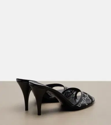 Gucci Erin GG embellished leather-trimmed mules | Thumbnail 4 Gucci Erin GG embellished leather-trimmed mules | Thumbnail 4