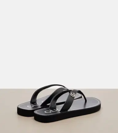 Gucci Double G leather thong sandals | Thumbnail 2 Gucci Double G leather thong sandals | Thumbnail 2