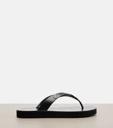 Gucci Double G leather thong sandals | Thumbnail 4 Gucci Double G leather thong sandals | Thumbnail 4