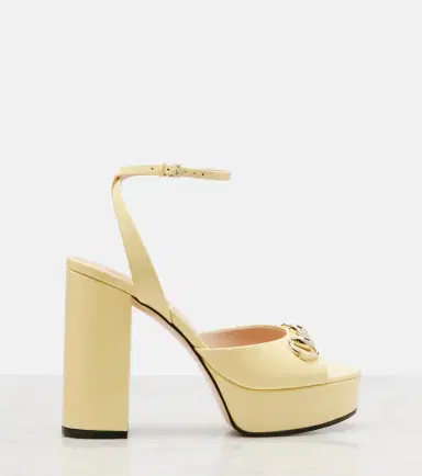 Gucci Horsebit 85 leather platform sandals | Thumbnail 2 Gucci Horsebit 85 leather platform sandals | Thumbnail 2