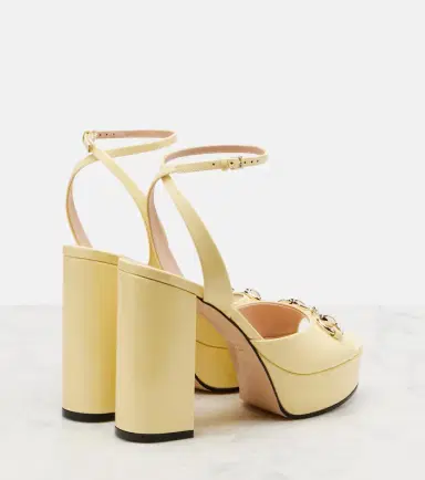 Gucci Horsebit 85 leather platform sandals | Thumbnail 4 Gucci Horsebit 85 leather platform sandals | Thumbnail 4