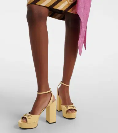 Gucci Horsebit 85 leather platform sandals | Thumbnail 6 Gucci Horsebit 85 leather platform sandals | Thumbnail 6
