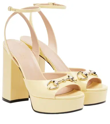 Gucci Horsebit 85 leather platform sandals | Thumbnail 1 Gucci Horsebit 85 leather platform sandals | Thumbnail 1