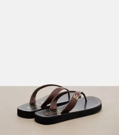 Gucci Double G leather thong sandals | Thumbnail 2 Gucci Double G leather thong sandals | Thumbnail 2