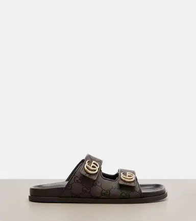 Gucci Double G GG Canvas sandals | Thumbnail 2 Gucci Double G GG Canvas sandals | Thumbnail 2