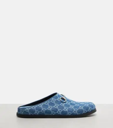 Gucci Horsebit GG denim mules | Thumbnail 2 Gucci Horsebit GG denim mules | Thumbnail 2