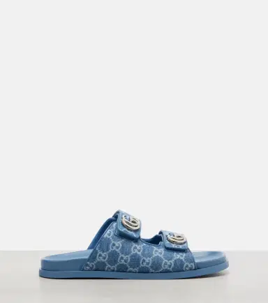 Gucci GG denim sandals | Thumbnail 3 Gucci GG denim sandals | Thumbnail 3