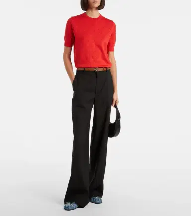 Gucci Horsebit GG denim slingback pumps | Thumbnail 6 Gucci Horsebit GG denim slingback pumps | Thumbnail 6