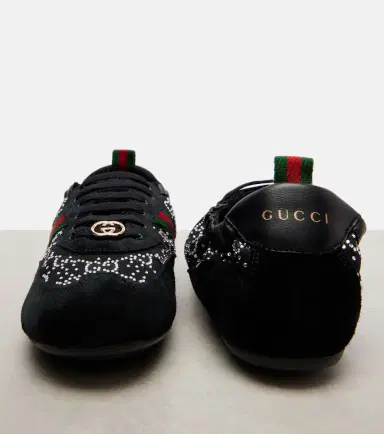 Gucci Shift suede-trimmed sneakers | Thumbnail 2 Gucci Shift suede-trimmed sneakers | Thumbnail 2