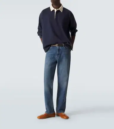 Frame Cotton jersey polo sweater | Thumbnail 2 Frame Cotton jersey polo sweater | Thumbnail 2